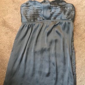 Matrix Dress, Strapless Silver, Medium